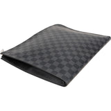 Louis Vuitton Monogram Damier Graphite Pochette Voyage MM Clutch