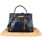 [🔄️B12 / F04] Hermès Box Calfskin Kelly Retourne 28 Handbag - vintageandkickz