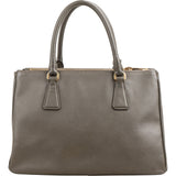 Prada Green Saffiano Leather Galleria Handbag
