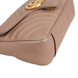Gucci Chevron GG Marmont Matelassé Medium Shoulder Crossbody Bag
