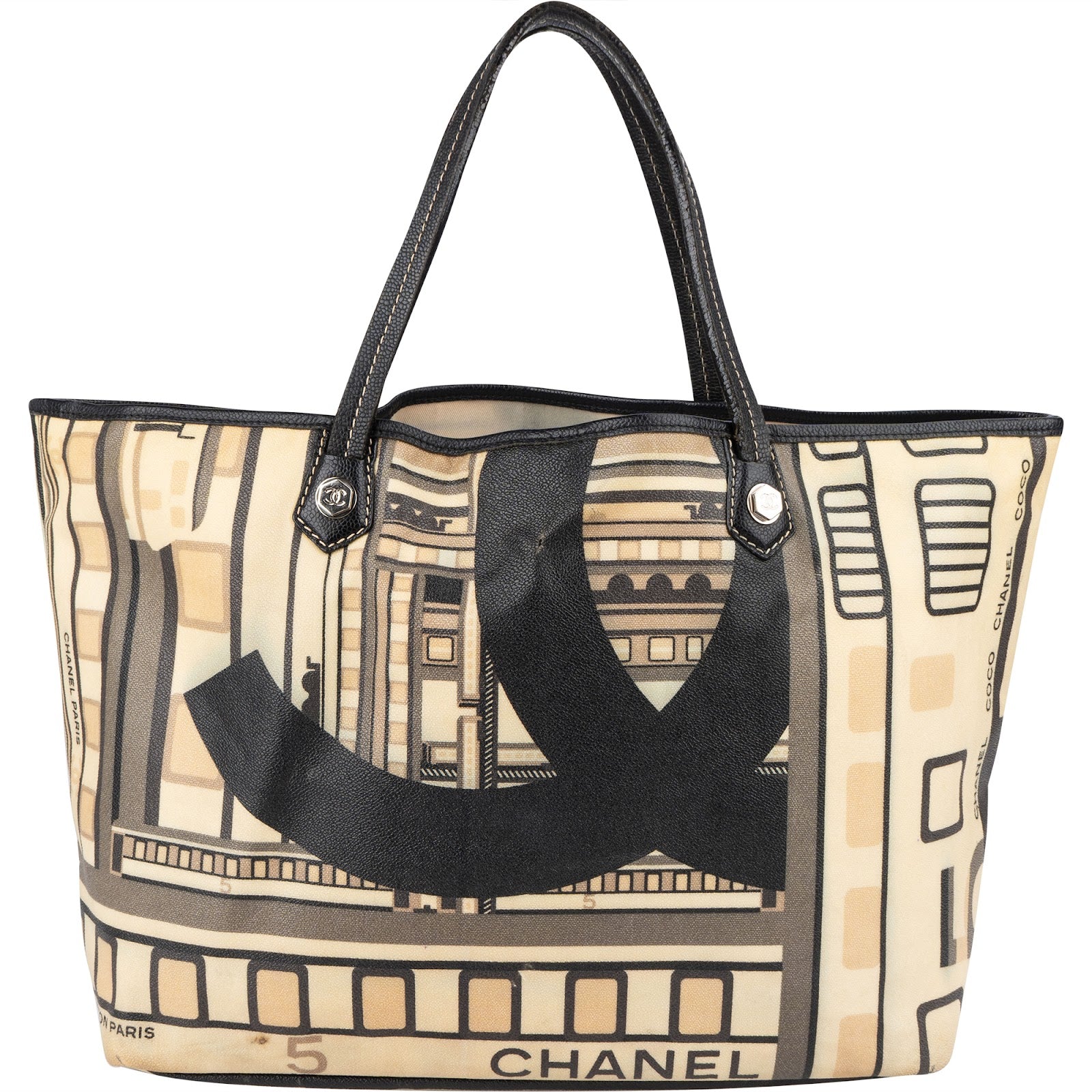 [🔄️B11 / F25] Chanel Maxi Central Station Grand Shopping Tote Handbag - vintageandkickz