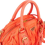 [🔄️B11 / F15] Prada Tessuto Gaufre Bauletto Bag Handbag - vintageandkickz
