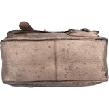 Christian Dior Metallic Leather Gaucho Saddle Handbag