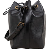 Louis Vuitton Noir Epi Leather Sac Noé Petit Shoulder Bag