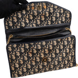 Christian Dior Trotter Monogram Jaquard Vintage Single Flap Shoulder Bag