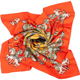Hermès Carrousel Silk Carre 90 Scarf Tuch
