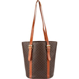 Celine Macadam Monogram Canvas Bucket Shoulder Bag