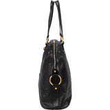 Yves Saint Laurent Black Leather Large Muse Handbag