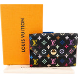 Louis Vuitton Monogram Murakami Multicolor Card Holder Coin Wallet