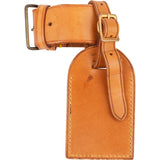 [🔄️B21 / F25] Louis Vuitton Vachetta Leather Luggage Tag - vintageandkickz
