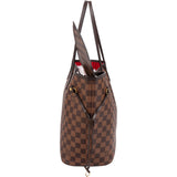 Louis Vuitton Monogram Damier Ebene Neverfull MM Shoulder Bag