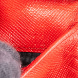 Prada Red Nylon Triangle Wallet - vintageandkickz