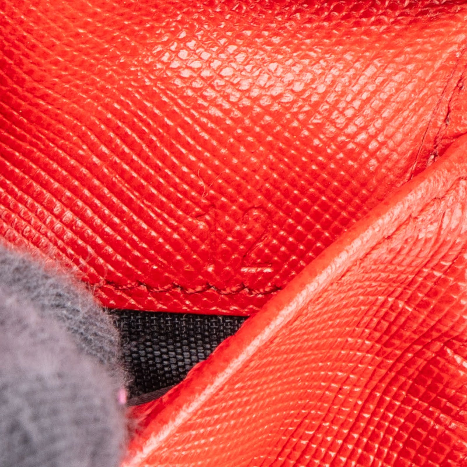 Prada Red Nylon Triangle Wallet - vintageandkickz