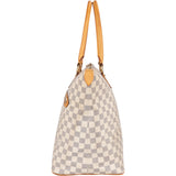 Louis Vuitton Monogram Damier Azur Canvas Saleya GM Tote Shoulder Bag