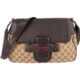 Gucci Monogram GG Dressage Shelly Crossbody Bag