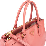 Prada Pink Saffiano Leather Galleria Handbag - vintageandkickz