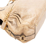 Miu Miu Vitello Lux Leather Satchel Hobo Handbag