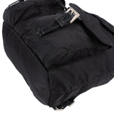 Prada Black Nylon Triangle Backpack