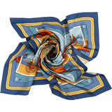 Hermès Auteuil en Mai Silk Carre 90 Scarf Tuch