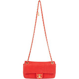 Chanel Chevron Calfskin Single Flap Crossbody Bag