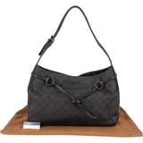 Gucci Monogram GG Horsebit Shoulder Bag