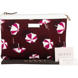 Gucci Canvas Umbrella Print Pouch Bag