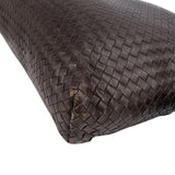 Bottega Veneta Browm Intrecciato Messenger Crossbody Bag