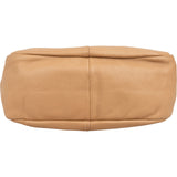 Prada Beige Vitello Daino Leather Buckle Shoulder Bag