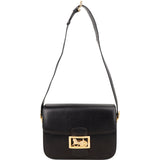 Celine Boxcalf Leather Horse Carriage Triomphe Shoulder Bag