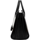 Saint Laurent Grained Leather Studded Sac de Jour Handbag