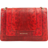 Bulgari Lizard-Embossed Leather Serpenti Forever Shoulder Bag