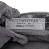 Balenciaga Black Arena Leather City Pochette Clutch