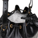 Louis Vuitton Noir Epi Leather Sac Noé Petit Shoulder Bag