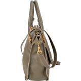 Chloé Grained Calfskin Marcie Double Carry Handbag