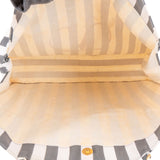 Valentino Garavani Striped Emblem Tote Shoulder Bag