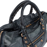 Balenciaga Blue Leather Classic City Handbag