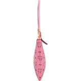 MCM Pink Monogram Visetos Pouch Shoulder Bag