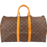 Louis Vuitton Monogram Canvas Keepall 45 Travel Bag