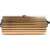 Saint Laurent Gold Tone Opium Tassel Minaudiere Handbag
