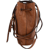 Miu Miu Calfskin Leather Mini Drawstring Bucket Crossbody Bag
