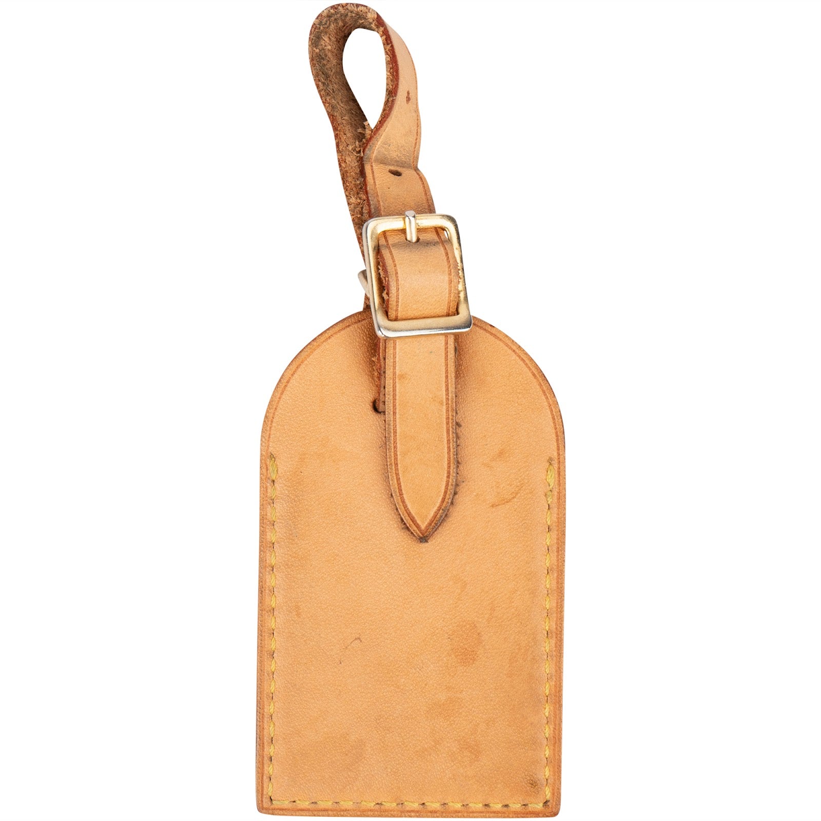 [🔄️B10 / F79] Louis Vuitton Vachetta Leather Luggage Tag - vintageandkickz