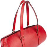 Louis Vuitton Red Epi Leather Soufflot Handbag