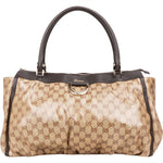 Gucci Monogram GG Abbey Handbag - vintageandkickz