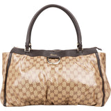 Gucci Monogram GG Abbey Handbag - vintageandkickz