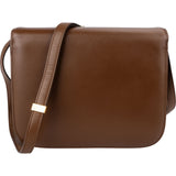 Celine Classic Brown Boxcalf Leather Medium Boc Crossbody Bag