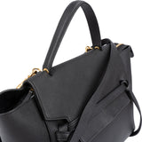 Céline Black Grained Calfskin Belt Handbag