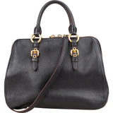 Miu Miu Madras Leather Dome Handbag