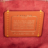 Coach Monogram Signature Canvas  Parker Camellia Turnlock Crossbody Bag