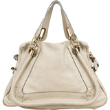 Chloé Grained Leather Paraty Shoulder Handbag