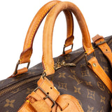 Louis Vuitton Monogram Canvas Keepall 60 Bandoulière Travel Bag